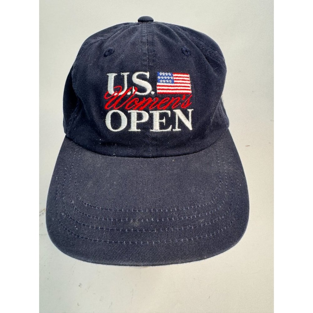 US Womens Open 2002 Prairie Dunes Cap OS Imperial OS Adjustable Blue Cotton